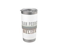 Retro San Pedro Belice Vaso térmico de acero inoxidable de doble pared