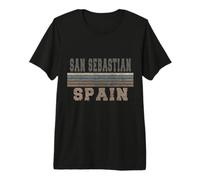 Retro San Sebastián España Camiseta Premium
