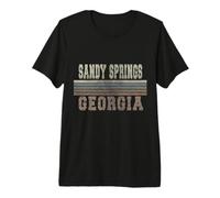Retro Sandy Springs, Georgia Camiseta Premium