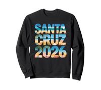Retro Santa Cruz 2026 Vacaciones Surfer Viaje Todas Las Niñas Hermanas Sudadera