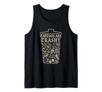 Retro Sarcástico Tatuaje Meme Tinta Cultura Divertido Dicho Basura Camiseta sin Mangas