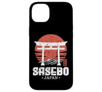 Retro Sasebo Japón Torii Gate Japanese Kanji Souvenir Carcasa para iPhone 14 Plus