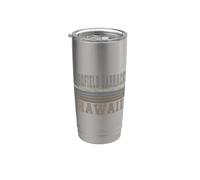 Retro Schofield Cuartel Hawaii Vaso térmico de acero inoxidable de doble pared
