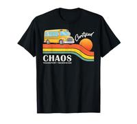 Retro School Bus Driver Certified Chaos Transport Technician Camiseta