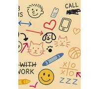 Retro School Notepad: School Jotter, graffiti cover, school diary notebook