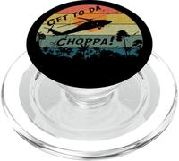 Retro Sci-Fi Llegar al Chopper PopSockets PopGrip para MagSafe
