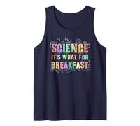 Retro Science It's What for Breakfast Biología Viaje Profesor Camiseta sin Mangas