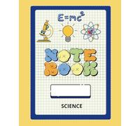 Retro Science Notebook - 4×4 Quad Ruled • 7.5×9.25″ • 120 Pages: Vintage Lab Journal for Chemistry, Physics & STEM Notes