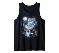 Retro Scottish Fold Cat Moon 90s Bootleg Meme Gatito Gatos Camiseta sin Mangas