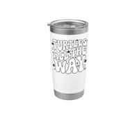 Retro Sea Turtle Turtles All The Way Oceans Lover Vaso térmico de acero inoxidable de doble pared
