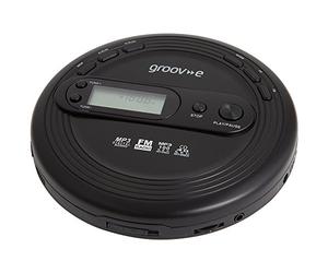 Retro Series Personal CD Player with FM Radio - Black