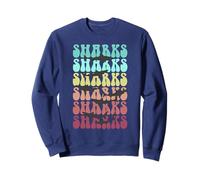Retro Shark Ocean Club Playa Sobreviviente Salvavidas Chica Surf Sudadera