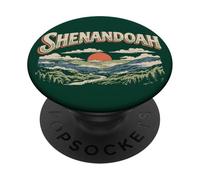 Retro Shenandoah National Park Vintage Style Virginia PopSockets PopGrip Adhesivo