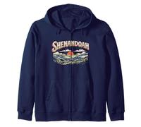 Retro Shenandoah National Park Vintage Style Virginia Sudadera con Capucha