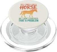 Retro Sí Huelo como Un Caballo Humor Ecuestre PopSockets PopGrip para MagSafe