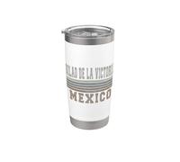 Retro Silao de la Victoria México Vaso térmico de acero inoxidable de doble pared