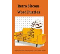 Retro Sitcom Word Puzzles: Easy-to-Read Word Games Inspired by Classic Comedy Themes