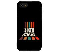 Retro Sixth Grade Teacher Back To School Carcasa para iPhone SE (2020) / 7/8