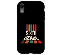 Retro Sixth Grade Teacher Back To School Carcasa para iPhone XR