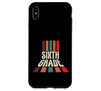 Retro Sixth Grade Teacher Back To School Carcasa para iPhone XS MAX
