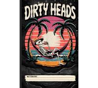 Retro Skeleton Beach Vibes - Lined Notebook for Students, College Notes, Office Writing, Teachers, and School Use - Chill Summer Art Journal Inspired by Dirty Heads