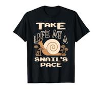 Retro Snail Take Life at a Snail's Pace Vintage Gamer Funny Camiseta