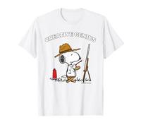 Retro Snoopy Creative Artist Genius, Regalos clásicos y Divertidos de los 90 Camiseta