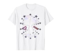 Retro Snoopy Joe Cool 90s Starburst Love Glitch Valentine Camiseta