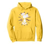 Retro Snoopy Joe Cool 90s Starburst Love Glitch Valentine Sudadera con Capucha