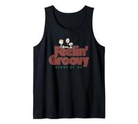Retro Snoopy Schroeder Groovy 1969 Vintage Feelin Vibes Camiseta sin Mangas