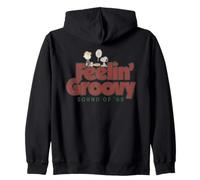 Retro Snoopy Schroeder Groovy 1969 Vintage Feelin Vibes Sudadera con Capucha