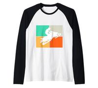 Retro Snowmobile -Send It USA Snow Trineo Invierno Montaña Regalo Camiseta Manga Raglan
