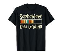 Retro Sophomore Ahora Cargando 2028 High School Back to School Camiseta