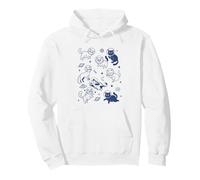 Retro Space Cats Astronauta Galaxy Estética Sudadera con Capucha