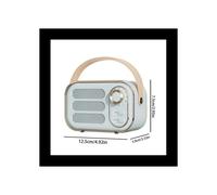 Retro Speaker 360 Stereo Effect Bluetooth Mini Speaker Vintage Radio Home Decor Sound Box for Outdoor