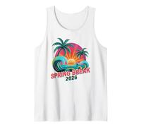 Retro Spring Break 2026 Viaje de Vacaciones Vacaciones Vacaciones Camiseta sin Mangas