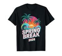 Retro Spring Break 2026 Viaje Vacaciones Crucero Playa Viajes Camiseta