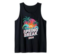 Retro Spring Break 2026 Viaje Vacaciones Crucero Playa Viajes Camiseta sin Mangas