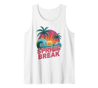 Retro Spring Break Surf Trip Vacaciones Viajes Coincidencia Camiseta sin Mangas