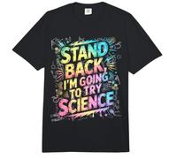Retro Stand Back Going Try Ciencia Química Equipo Profesor Comfort Colors Adult Heavyweight T-Shirt