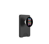 Retro Stay Trippy Pequeño Hippie Amante de la Paz 60s 70s PopSockets PopWallet para MagSafe