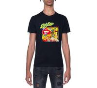 Retro Steely Distressed Arts Dan Rock Music For Fan Camiseta De Manga Corta Negra con Cuello Redondo para Hombre