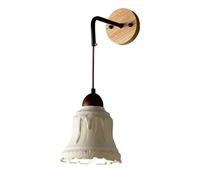 Retro Stone Wall Sconce Lighting Nordic Cement Wall Light Nordic Solid Wood Wall Lamp,Concrete Home Decor Lighting Fixture For Bedroom Bedside Hotel Living Room E27