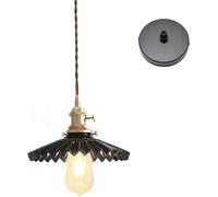 Retro Style Ceiling Light with Ceramics Lampshade E27 Hanging Lamp Bedroom Bedside Dining Room Corridor Lamp Tavern Small Chandeliers,Pendant Ceiling Light