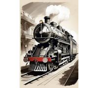 Retro-Style Notebook for Men - Vintage Journal for Notes and Memories 6x9 inch 120 lined pages: Nostalgic design for capturing thoughts, sketches, and stories