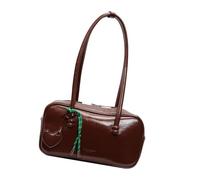Retro Styles - Bolso de hombro para mujer, elegante, de piel sintética, para uso diario y axilas femeninas de gran capacidad, Brown, One Size