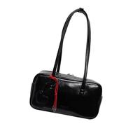Retro Styles - Bolso de hombro para mujer, elegante, de piel sintética, para uso diario y axilas femeninas de gran capacidad, Black, One Size