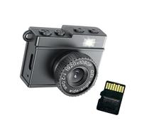 Retro Styles - Cámara en miniatura con lente gran angular de 1080P de 120° adecuada para Vlog y fotografía para principiantes