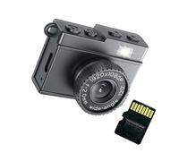 Retro Styles - Cámara en miniatura con lente gran angular de 1080P de 120° adecuada para Vlog y fotografía para principiantes