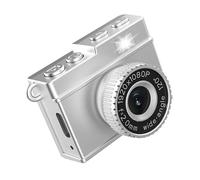 Retro Styles - Cámara en miniatura con lente gran angular de 1080P de 120° adecuada para Vlog y fotografía para principiantes